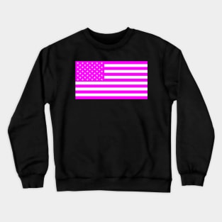 American Flag (Pink) Crewneck Sweatshirt